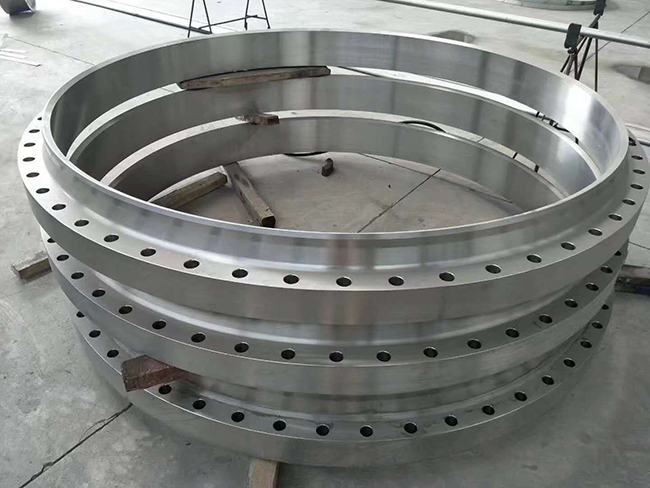 Titanium flange